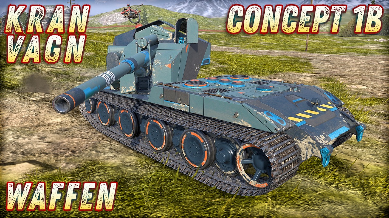 KRANVAGN ● WAFFEN ● CONCEPT 1B | World of Tanks Blitz Replays