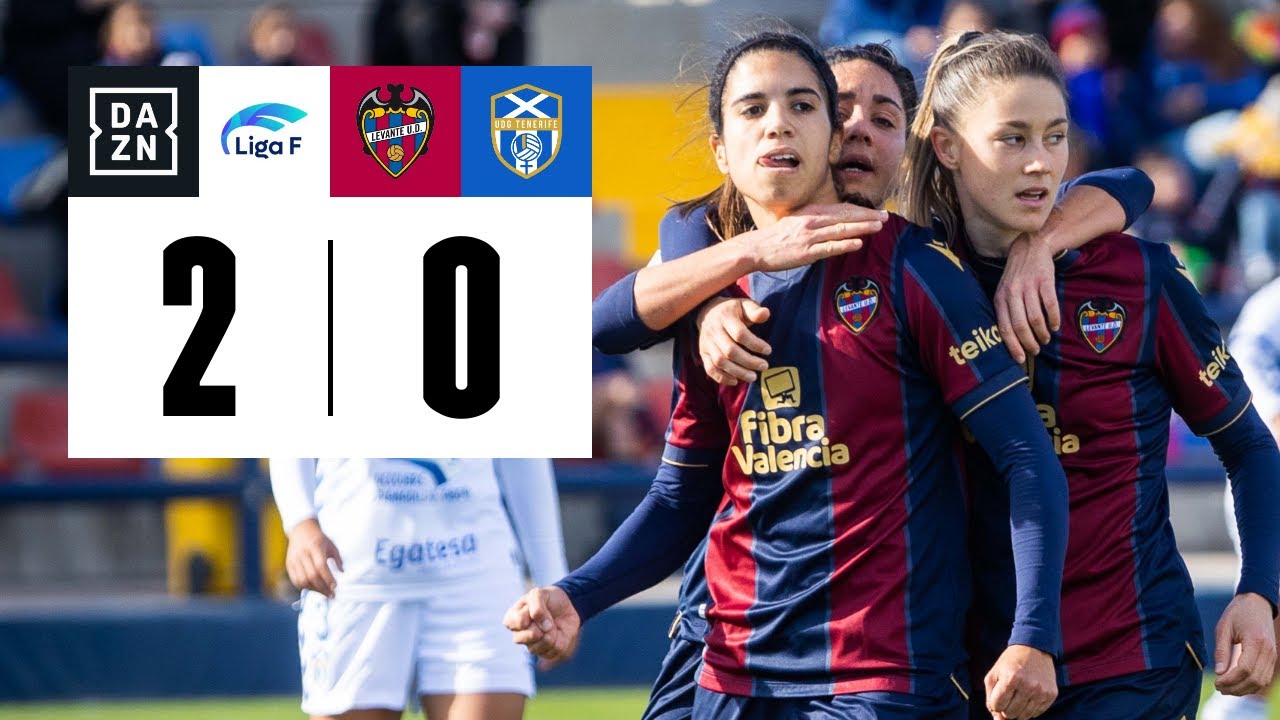 Levante UD vs UDG Tenerife (2-0) | Resumen y goles | Highlights Liga F ...