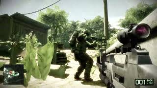 Battlefield, Bad Company 2, Upriver, Walkthrough, gameplay.