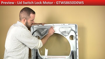 GE Washer - Lid Will Not Lock - Lid Switch Lock Motor Repair and Diagnostic