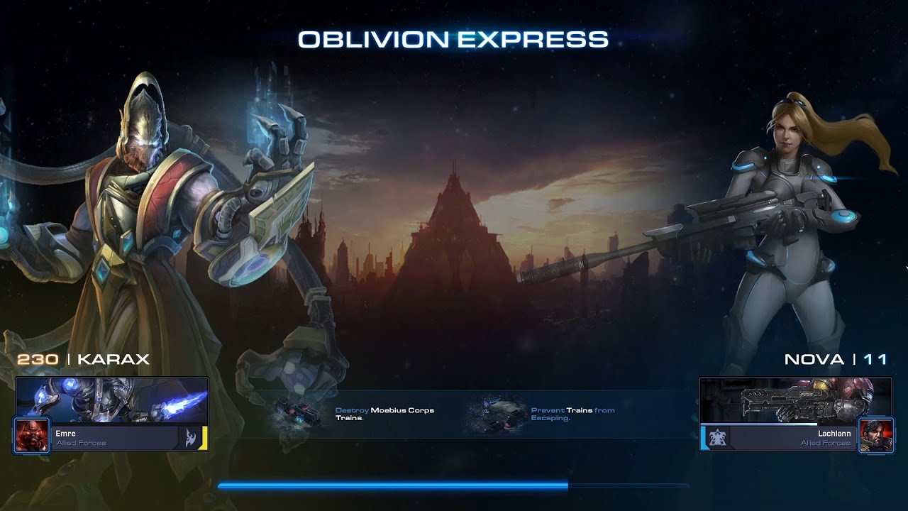 StarCraft II Co-op – Oblivion Express Brutal | Karax Defense Master!