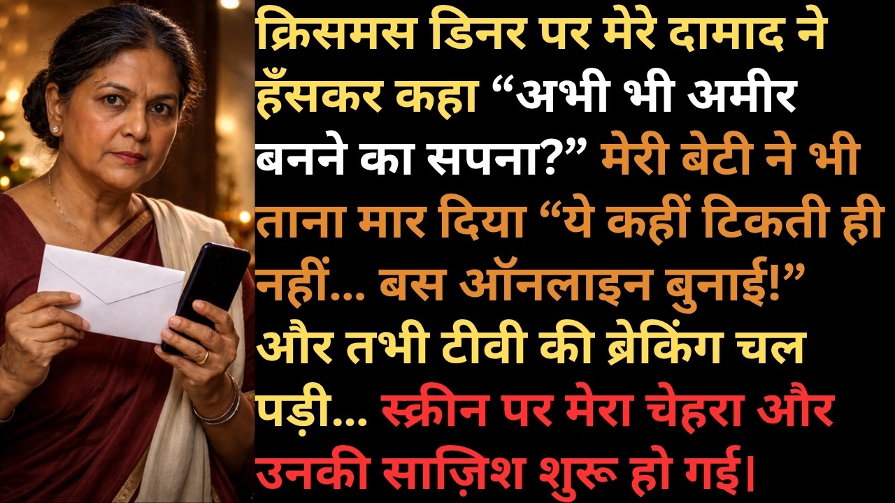 क्रिसमस डिनर पर मेरा मज़ाक उड़ाया… फिर टीवी पर मेरा चेहरा आया!