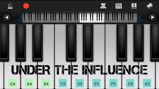 Chris Brown - Under The Influence | Basic Piano | Perfect Piano screenshot 1