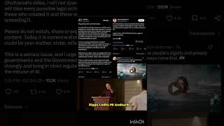 Jr Ntr and Janhvi Kapoor News Says Ai Generated Deep Fake video 🤬#instagramviral#jrntr#jahnavikapoor