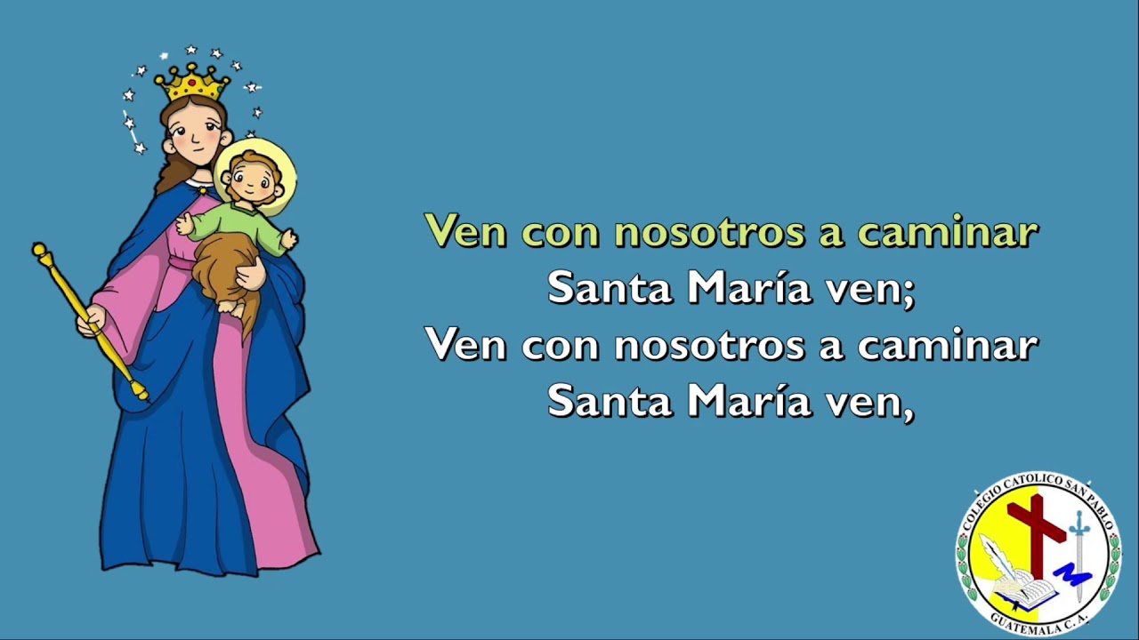 Santa Maria del Camino(karaoke) - YouTube