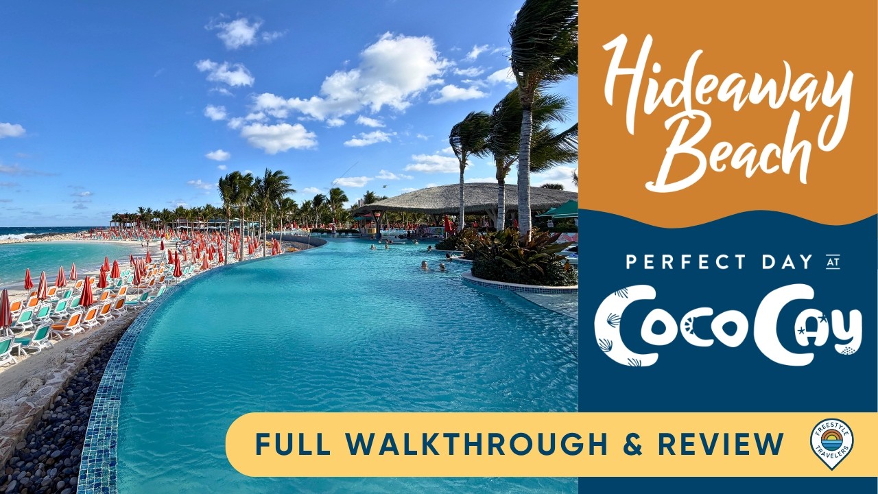 ⁣Hideaway Beach Adults-Only Area at Royal Caribbean's CocoCay | Full Walkthrough & Tour