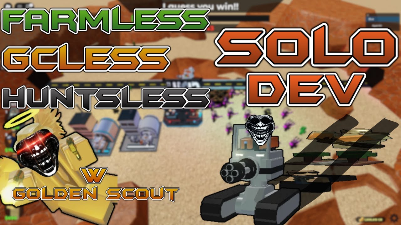 Tower Battles Dead End Valley Solo Triumph Without Farm And Huntsman