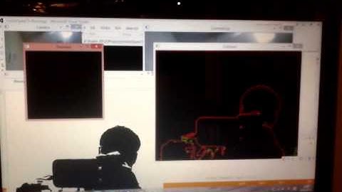 Laser rangefinder based on OpenCV