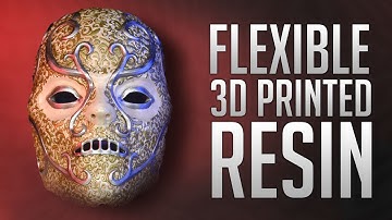 Testing FLEXIBLE 3D Printed Resin with Printed Cosplay Mask