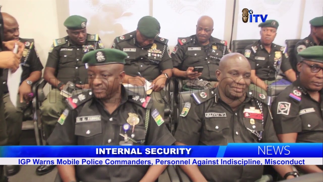 IGP Warns Mobile Police Commanders, Personnel Against Indiscipline, Misconduct