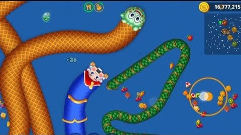 Wormzone.io Snake.io 🐍 🐍 Biggest Snake.io Trap Chasing Magic Gameplay #gaming #viralvideo #trending