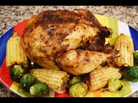 Roasted Chicken in the Slow cooker! Easy Recipe!