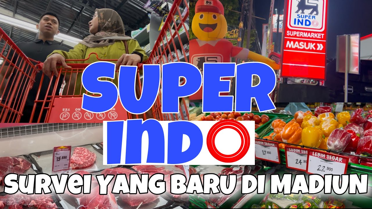 BELANJA DI SUPERINDO KOTA MADIUN JAWA TIMUR | ADA YANG BARU DI KOTA MADIUN