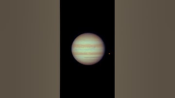 3 hours rotation of Jupiter via a 204mm f/7 Triplet ED Airy Disk refractor #telescope #jupiter