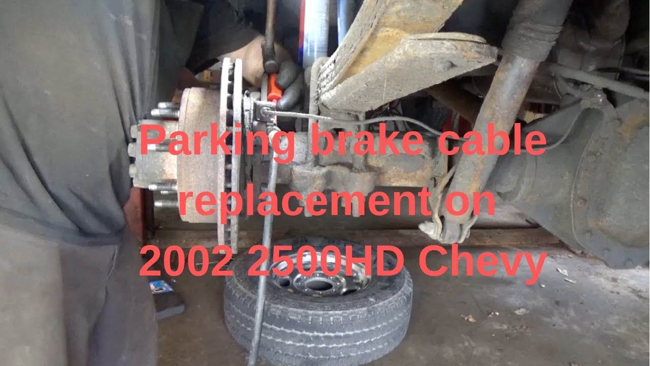Parking Brake Cable Replacement On 2002 2500hd Chevy Youtube
