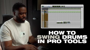 Making A Beat In Pro Tools | How To Swing Drums | That
