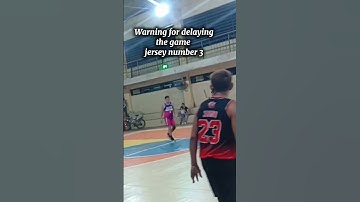 One yard warning delaying the game. #foreducationalpurposes #subscribe #basketball #referee