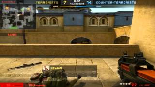cs go ace on dust 2 with p90 1vs5 rank legendary eagle master