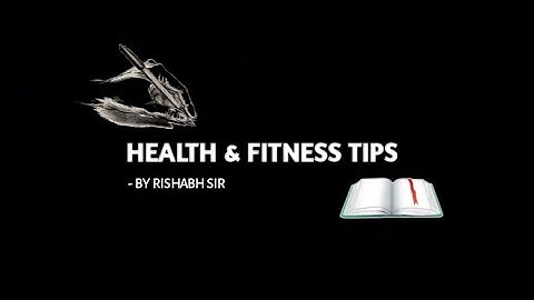 HEALTH TIPS ||SHORTHAND TUTORIAL WITH RISHABH SIR