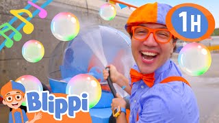 Blippimobile Wash Song + 1 Hour of Blippi Educational Songs For Kids