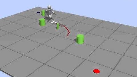 On-line Multi-Objective Evolutionary Approach for Navigation of Humanoid Robots - Webots simulation