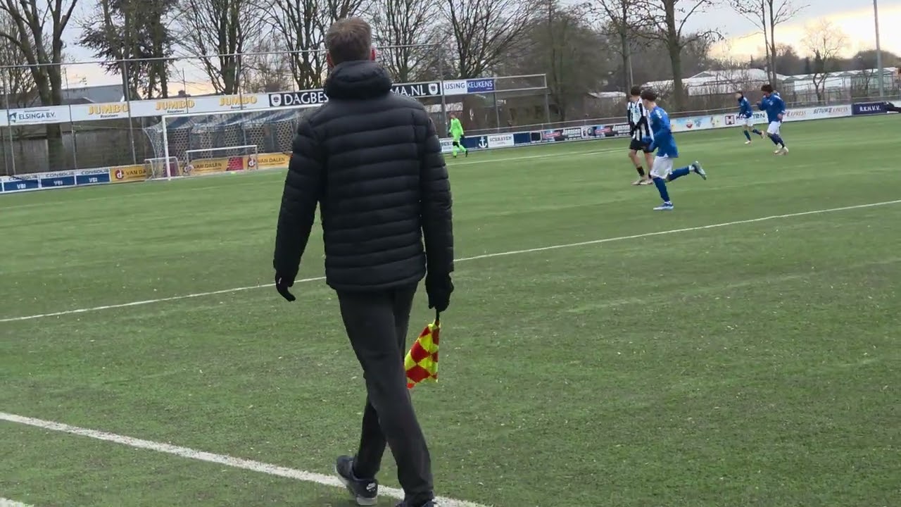 RKHVV JO17-2  tegen MASV JO16-1 oefenwedstrijd 14 februari 2026