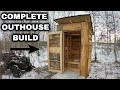 Complete Outhouse Build at the Off the Grid Homestead
