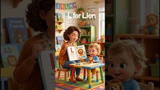 L for Lion 🦁| ABC Learning for Kids | Alphabet Shorts #Shorts