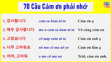70 Câu Cảm Ơn Tiếng Hàn Buộc Phải Nhớ Khi Giao Tiếp. Học 1 Lần, Dùng Cả Đời