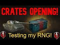 Crates Opening! Testing my RNG! // World Of Tanks Blitz!