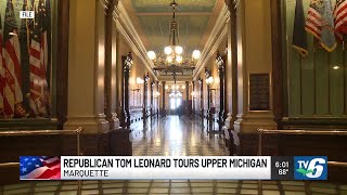 Republican Tom Leonard visits Upper Michigan as part of gubernatorial campaign