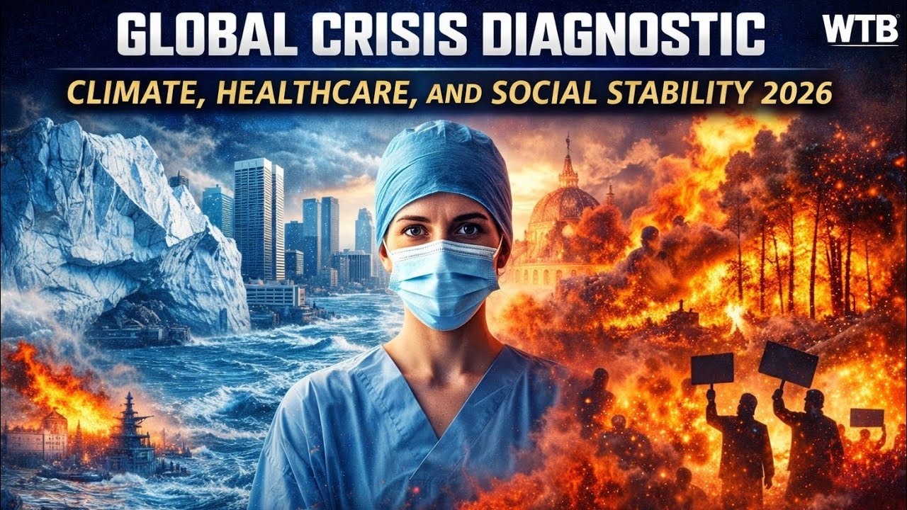The World in Crisis 2026: Climate Collapse, Healthcare Breakdown & Social Unrest