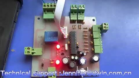 Arduino Uno&DWIN HMI video tutorial