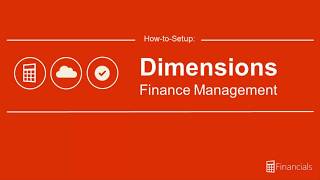How to Setup Dimensions
