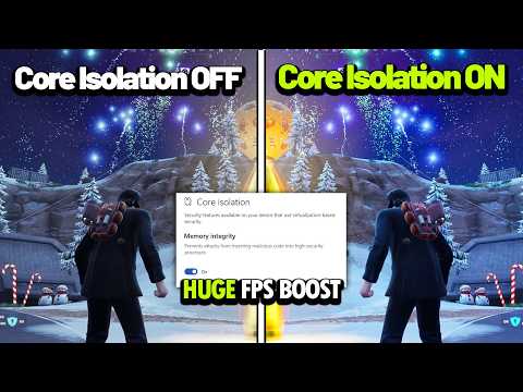 Capa de This Windows Setting Is Killing FPS — Core Isolation ON vs OFF Test
