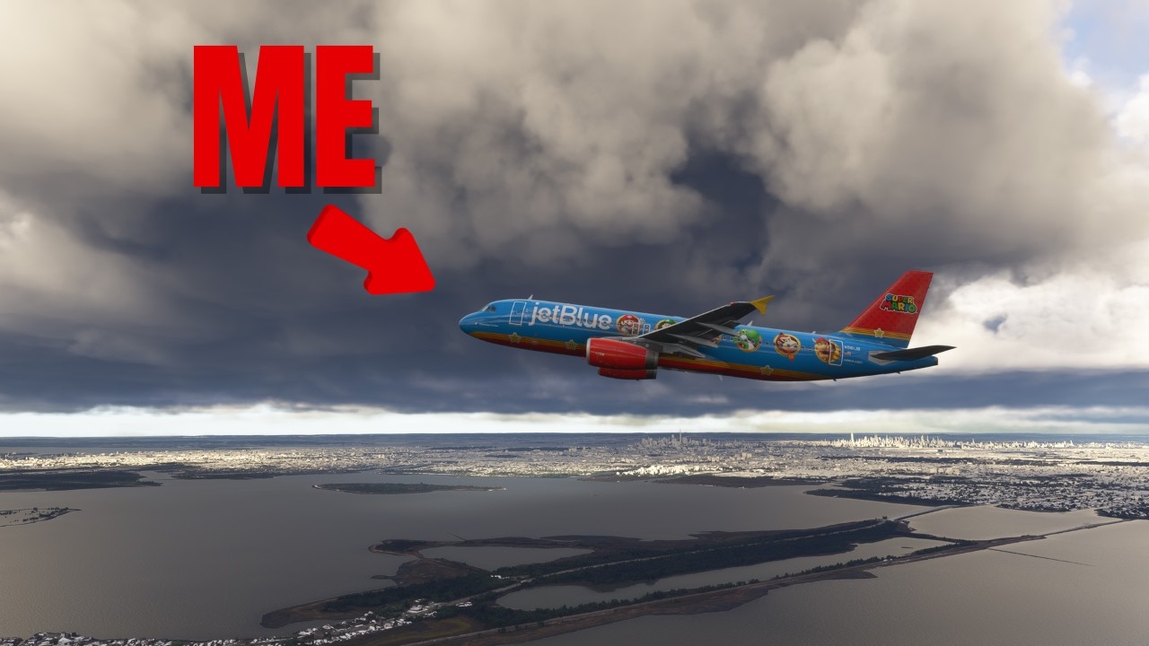 KJFK - KDAB in the Nintendo A320 Livery! | MSFS 2024 | Fenix A320|