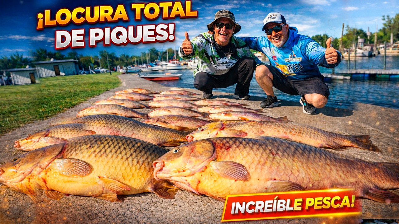¡CARPAS GIGANTES en el RÍO DE LA PLATA! 😱🔥 PESCA BRUTAL con BOGAS y CARPONES