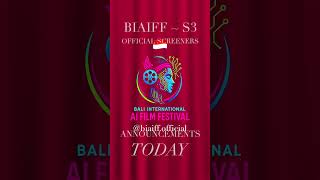 🥁 SCREENERS ANNOUNCED TODAY BIAIFF S3