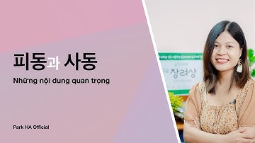 피동과 사동 - Thể Bị động và Sai khiến - Những nội dung quan trọng | Park HA Official