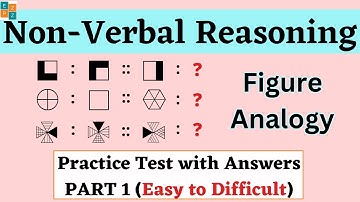 PART 1 || Figure Analogies Quiz Challenge | Test Your Visual Reasoning Skills With These Puzzles