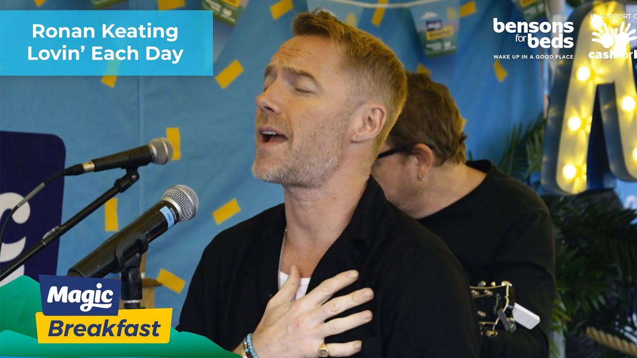 Ronan Keating performs Lovin' Each Day in the Lake District