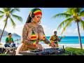 Reggae Hawaiian Tropical Mix | Relaxing Reggae Island Vibes &amp; Beach Sunset