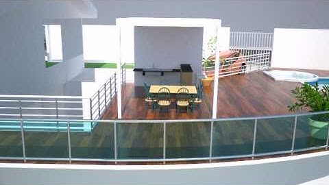 SketchUp vray render video test