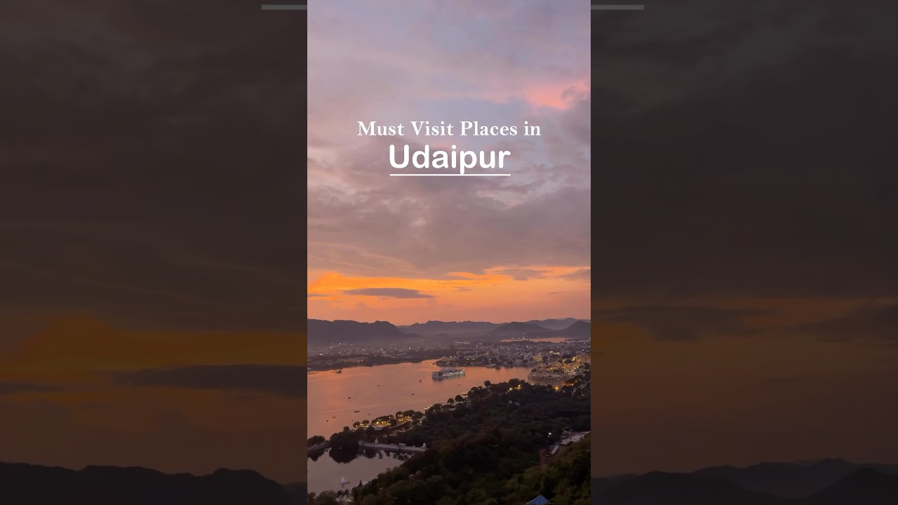 Must Visit Places in Udaipur 🦢🦚✨