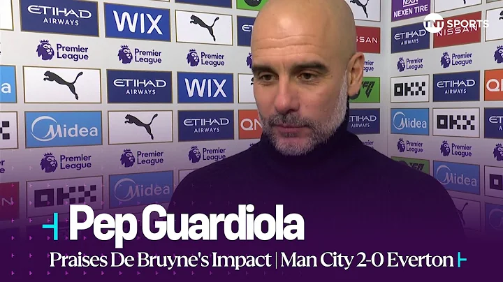 "HE'S SO FRESH"👌 | Pep Guardiola praises the impact of Haaland & De Bruyne | Man City 2-0 Everton