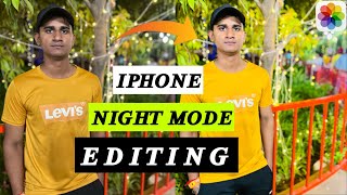 iPhone night 🌃 mode photo editing || iPhone mai photo edit kaise Kare 🔥 screenshot 5