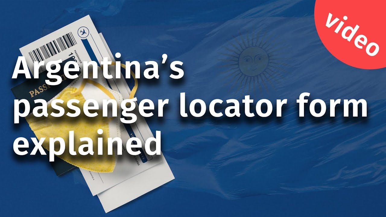 argentina travel form