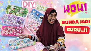 Bunda Bikin DIY Deco Cream Pencil Case 😄 Asti Kunyit Eps 336