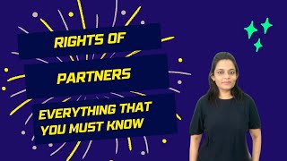 Rights of Partners