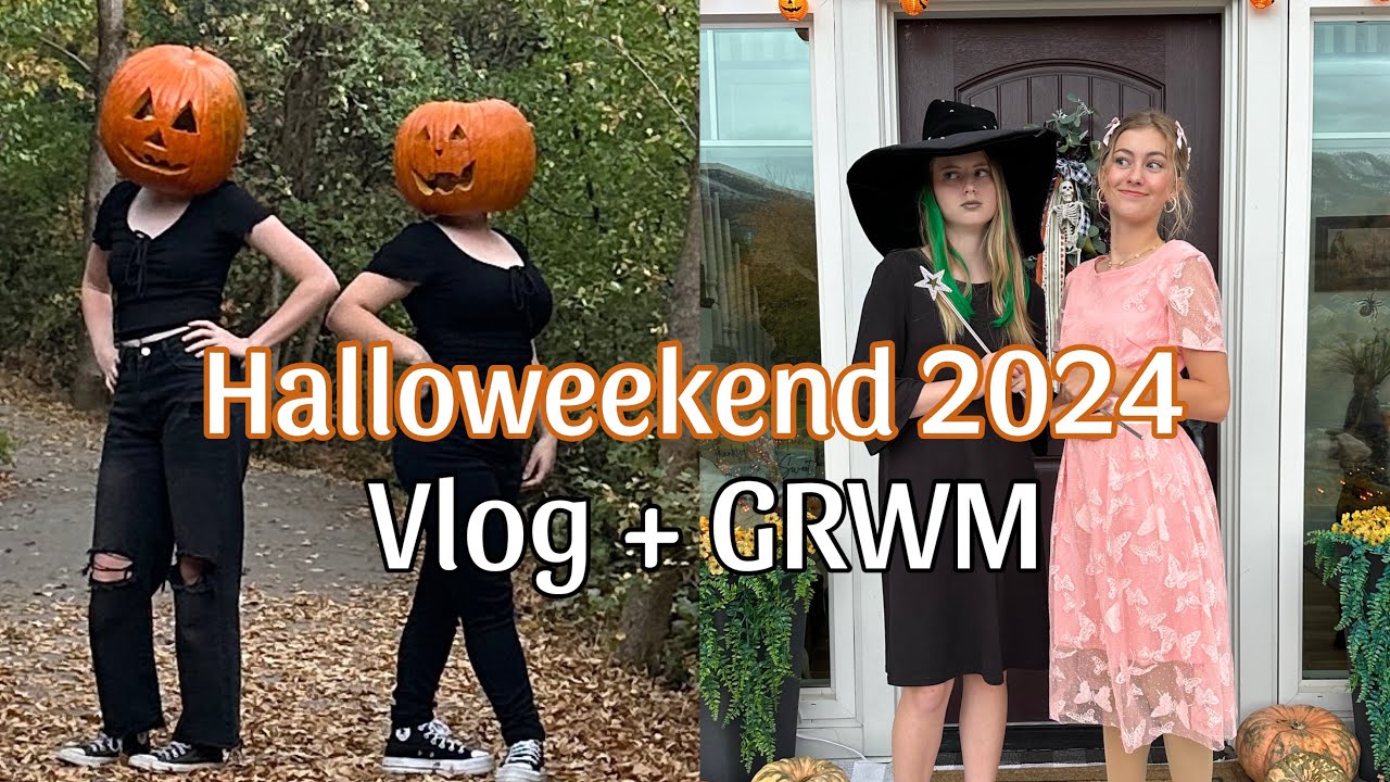 My Halloween weekend 2024! | vlog & GRWM | AllyyA #vlog - YouTube